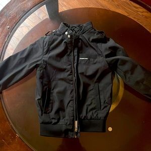 Kids Black Members Only Jacker